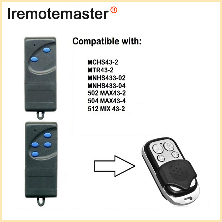 Per a 502 MAX43-2/504 MAX43-2 Obridor de porta 433,92 MHz